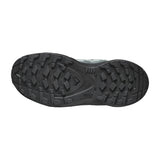 Sole view of Salomon XA Pro Mid WP Kid's in Black/Sedona Sage/Wrought Iron colour