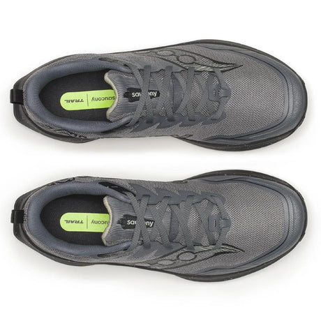 Top view of men's peregrine 16 in carbon black colour