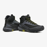 Lateral and medial side view of Scarpa Ribelle Cross 2 Mid GTX Men's in Black/Olive colour
