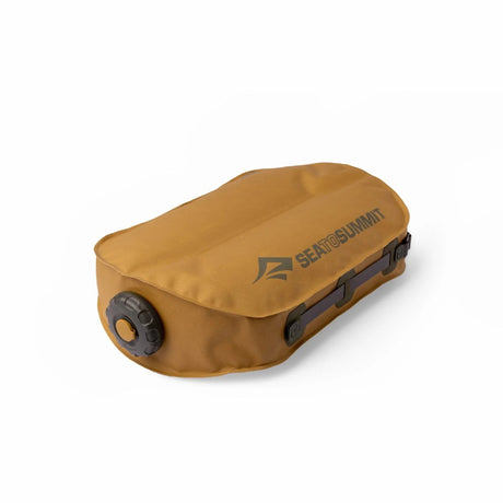 Side view of Sea to Summit Watercell X 10L in Dull Gold colour