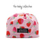 Skida Baby's Alpine Hat in 'Strawberry fields' pattern