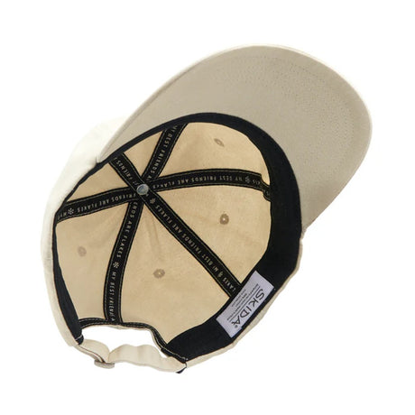Under brim view of skida classic cap in elysian fields colour