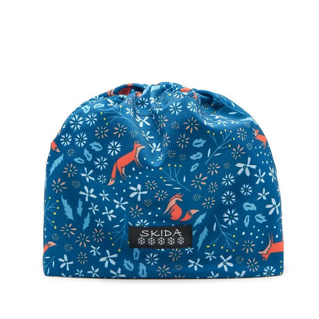 skida running hat in 'First frost' pattern