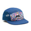 Front view of Skida running cap in Juliet print/colour