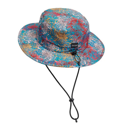 Top view of Skida Sun Hat in Calypso colour