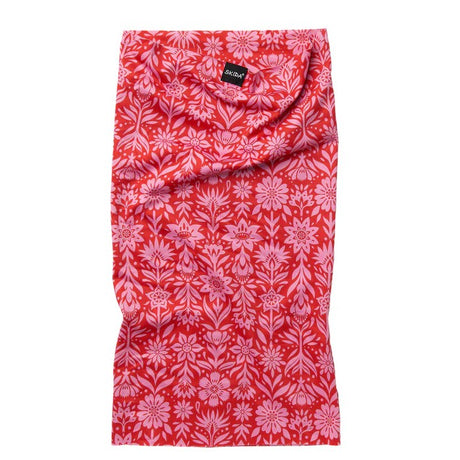Skida sun tour neck gaiter in 'linnea' pattern