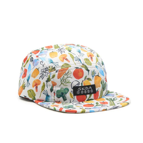 Front view of skida brim hat in gather colour