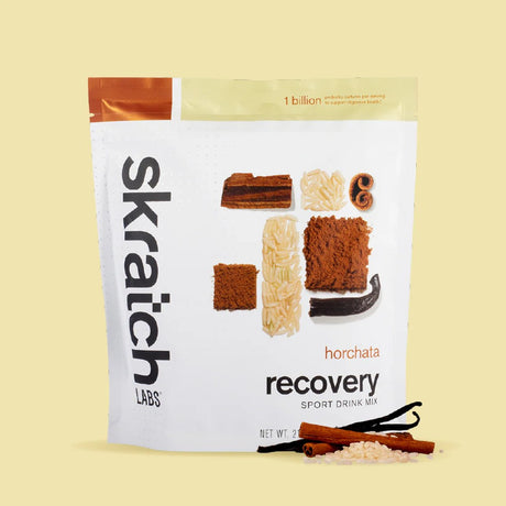 Skratch labs sport recovery drink mix, horchata flavour