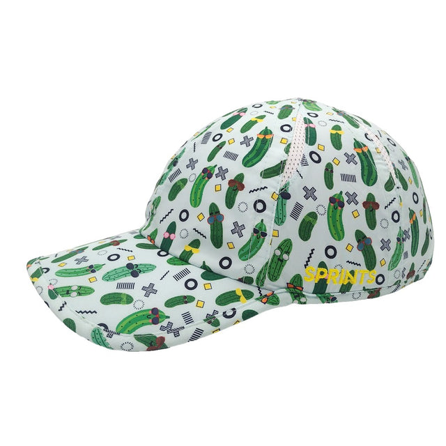 Side view of Sprints OG Hat in Pickle Peeps pattern