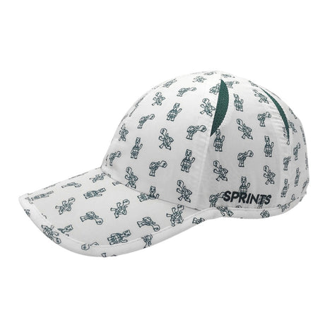 Side view of Sprints OG Hat in Turtle pattern