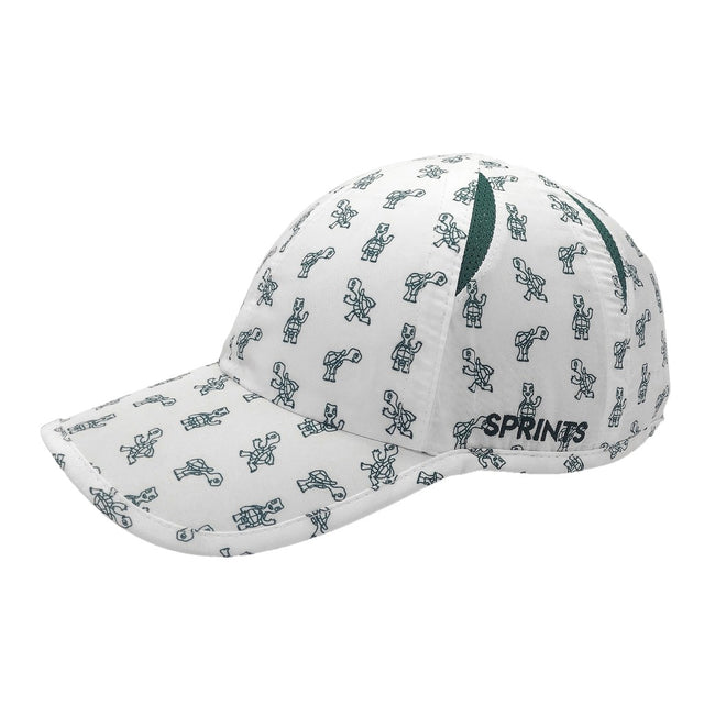 Side view of Sprints OG Hat in Turtle pattern