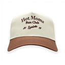 Front view of Sprints Structured VP Hat with "Hot Moms" text