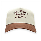 Front view of Sprints Structured VP Hat with "Hot Moms" text