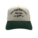 Front view of Sprints Structured VP Hat with "Slow days still count" text