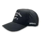 Side view of Sprints Structured VP Hat with "Here for the beers" text