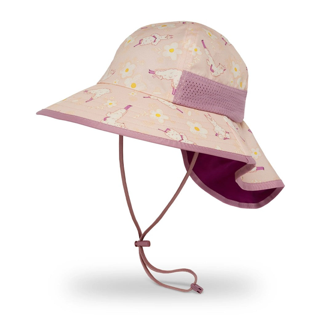Sunday Afternoons kids' play hat w/ 'Lhama Flow' graphic