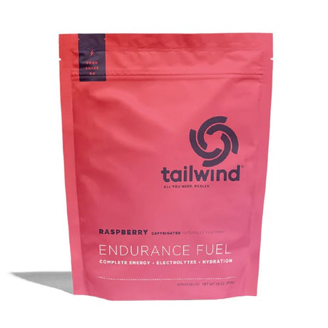 Raspberry tailwind endurance fuel drink mix bag