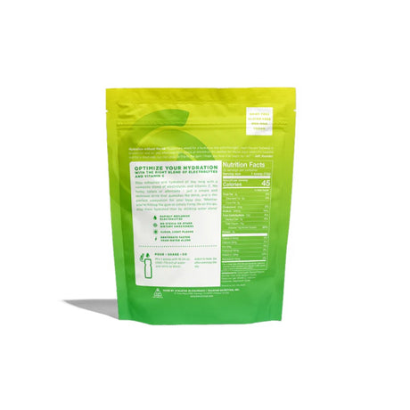 Resealable bag of lemon lime tailwind rapid hydration electrolyte drink mix nutrition information