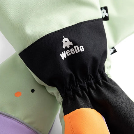 Detail view of Weedo Lilido Mittens in Lilido colour