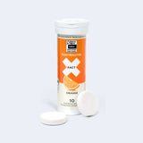 Tube of orange XACT eletrolyte tabs