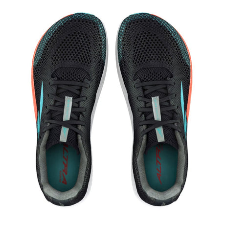 Top view of men's Altra Escalante Racer 2 running shoes in black