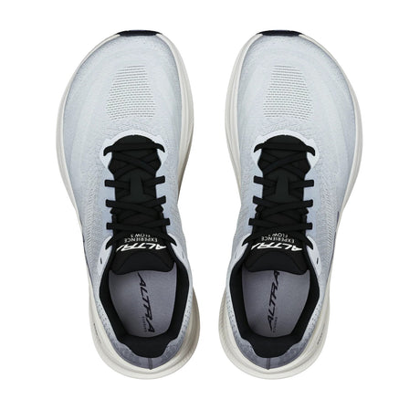 Top view of men's light grey Altra Experience Flow 3 running shoes
