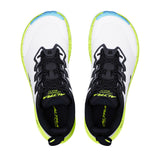 Top view of men's white/lime Altra Experience Wild 3+ trail running shoes