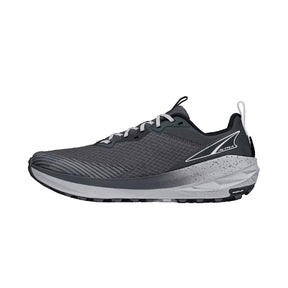 Side view of men's Altra Experience Wild 2 running shoe in gray