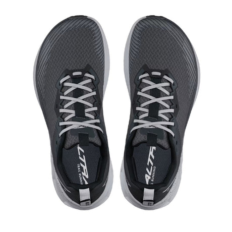 Top view of men's Altra Experience Wild 2 running shoes in gray