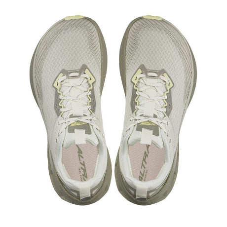 Top view of women's Altra Experience Wild 2 running shoes in Taupe colour