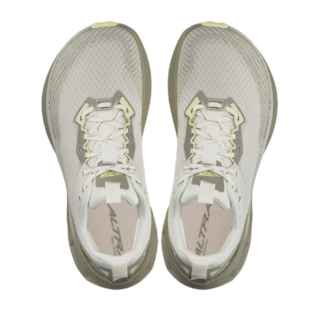 Top view of women's Altra Experience Wild 2 running shoes in Taupe colour