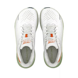 Top view of men's Altra FWD Experience running shoes in white