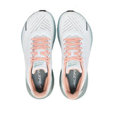 Top view of women's Altra FWD Experience running shoes in white