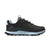 Inner side view of women's Altra Lone Peak All Weather Low 2 trail shoes in black