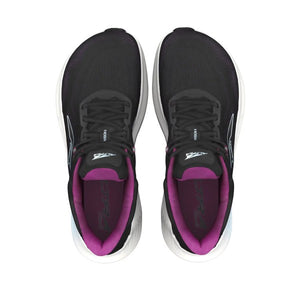 Top view of women's black Altra Provision 8 running shoe