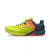 Side view of men's altra timp 5 running shoe in lime