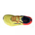 Top view of women's altra timp 5 running shoe in neon/coral