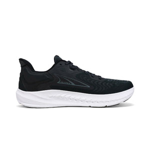 Inner side view of men's Altra Torin 7 running shoe in black