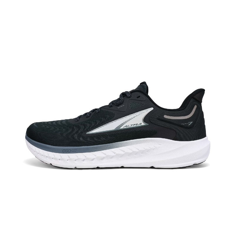 Side view of men's Altra Torin 7 running shoe in black