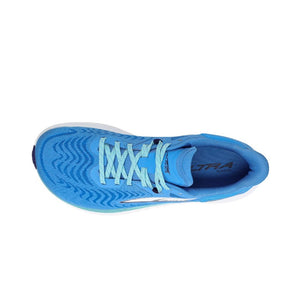 Top view of women's Altra Torin 7 running shoe in blue