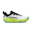 Side view of men's white/lime Altra Experience Wild 3+ trail running shoe