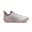 Side view of women's purple/grey Altra Experience Wild 3+ trail running shoe