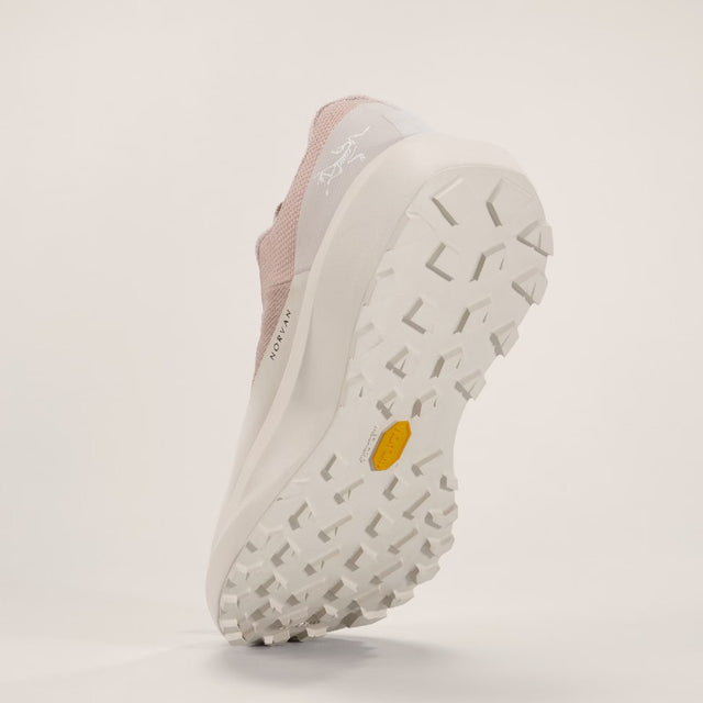 Sole view of women's Arc'teryx Norvan LD 4 running shoe in Rune/Dark Arctic colour