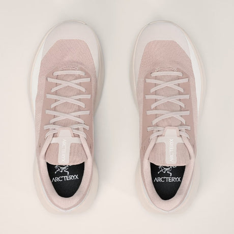 Top view of women's Arc'teryx Norvan LD 4 running shoes in Rune/Dark Arctic colour