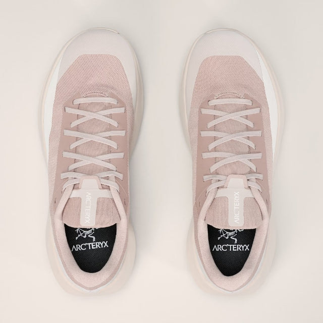 Top view of women's Arc'teryx Norvan LD 4 running shoes in Rune/Dark Arctic colour