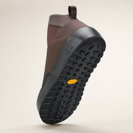 Sole view of men's carob black Arc'teryx Kragg Insulated shoe