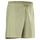 Front view of men's chloris (green) Arc'teryx Norvan 7" running shorts