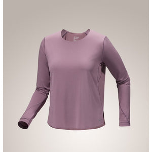 Women's Arc'teryx Norvan Crew long sleeve in 'interstellar' colour (light purple)