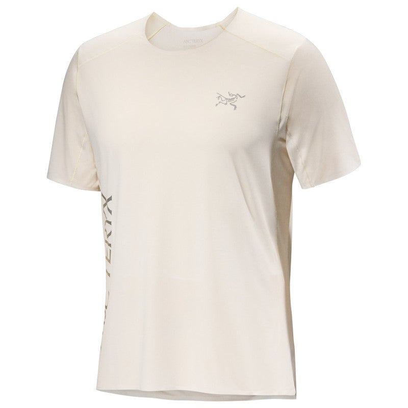 Front view of men's Arc'teryx Norvan Downword logo t-shirt in arctic silk