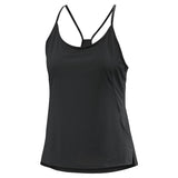 Front view of women's Arc'teryx Silene tank top in black heather